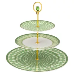 SIGNUM GREEN CAKE STAND...