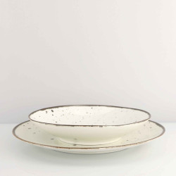 PIATTO FONDO 22 CM COTTAGE IVORY 721193