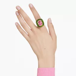 DULCIS COCKTAIL RING, MULTICOLORED, CUSHION CUT