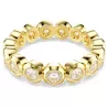 IMBER RING, ROUND CUT, GOLD TONE PLATED