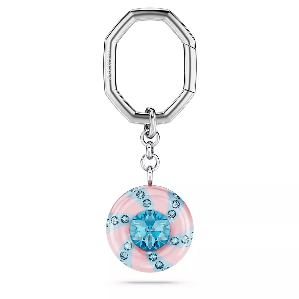 PORTACHIAVI DULCIS, MULTICOLORE BLU E ROSA, PLACCATO RODIO 5713885