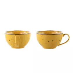 SET OF 2 BREAKFAST CUPS,...