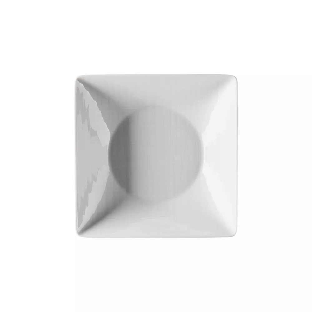 PIATTO FONDO QUADRATO 20 CM MESH