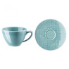 MESH TEA CUP AND SAUCER