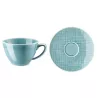 TAZZA TE CON PIATTINO MESH