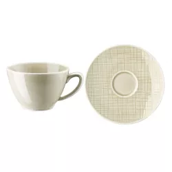 TAZZA TE CON PIATTINO MESH