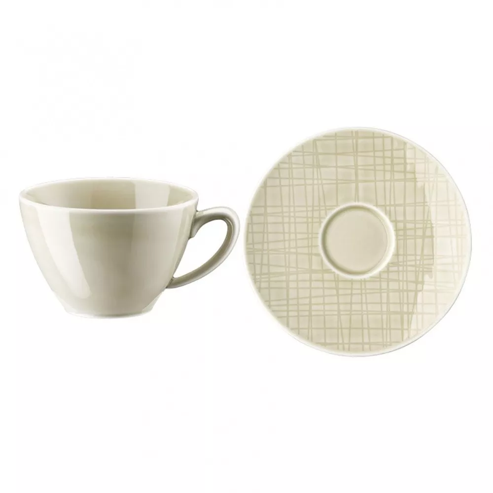 TAZZA TE CON PIATTINO MESH
