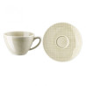 MESH TEA CUP AND SAUCER