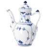 COFFEE POT 1017208 BLUE FLUTED HALF LACE