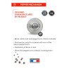 ACRYLIC PEPPER MILL, NANCY