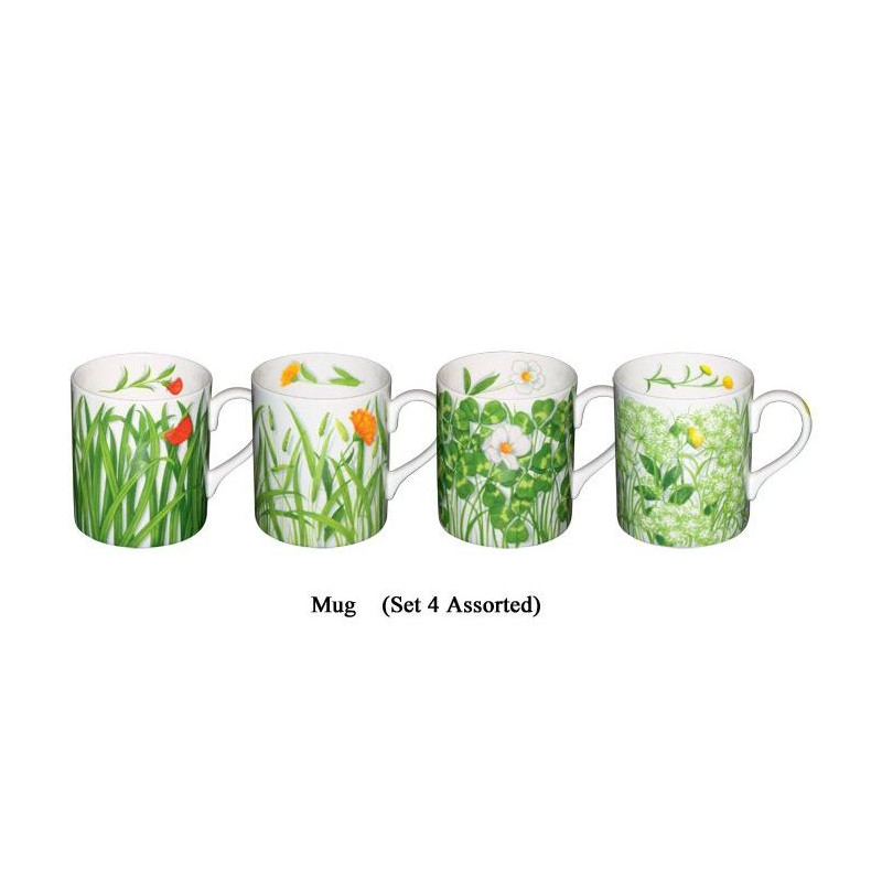 SET OF 4 ASSORTED MUG 400 ML - FREEDOM