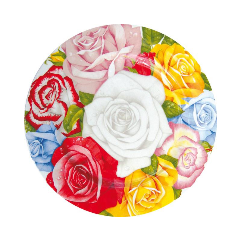 SET OF 4 ROUND PLATTER 31,5 CM - ROMANTICA