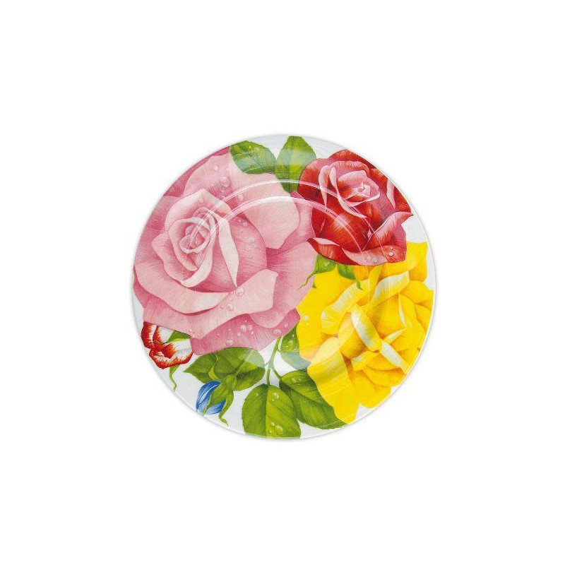 SET DI 4 PIATTI FRUTTA 21,5 CM - ROMANTICA