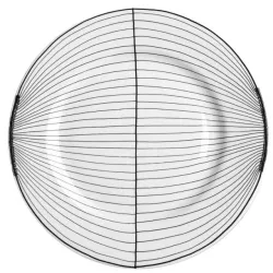 SET OF 4 ROUND PLATTER 31,5...