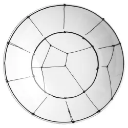 SET OF 4 SOUP PLATES 20,5...