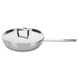 PADELLA INOX CON COPERCHIO,...