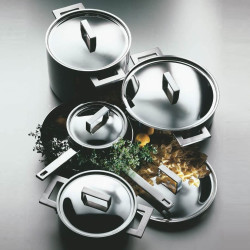 3-PLY WITH LID FRYING PAN, ATTIVA