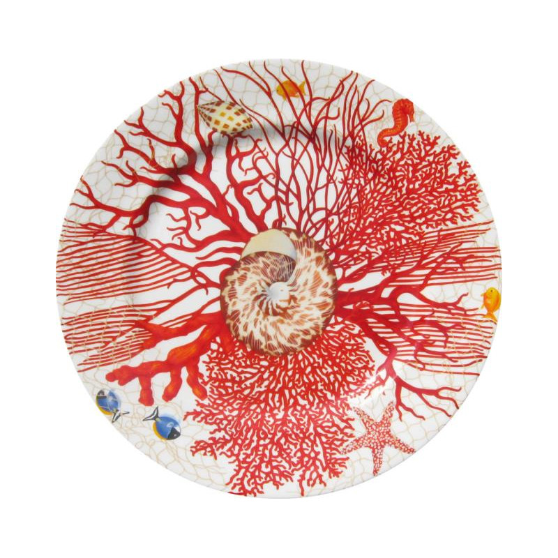 SET OF 4 ROUND PLATTER 31,5 CM - MARE