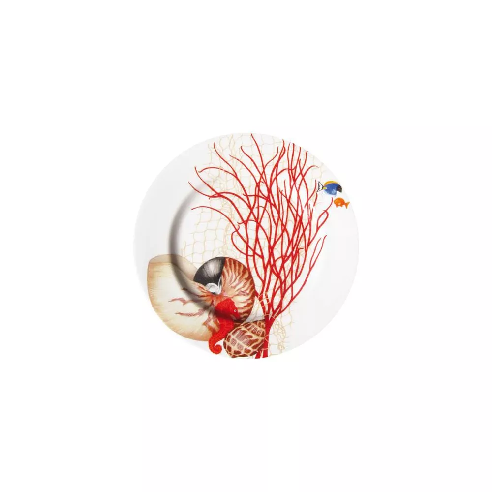 SET 4 PIATTI FRUTTA CM 21,5  - MARE