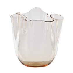CLEAR FAZZOLETTO VASE