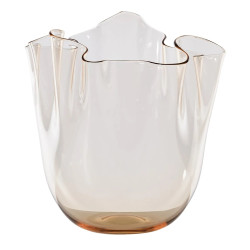 CLEAR FAZZOLETTO VASE