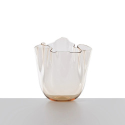 CLEAR FAZZOLETTO VASE