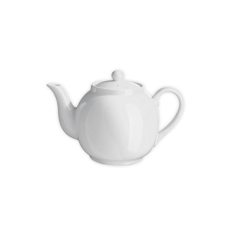 PORCELAIN TEAPOT WHITE -UNO