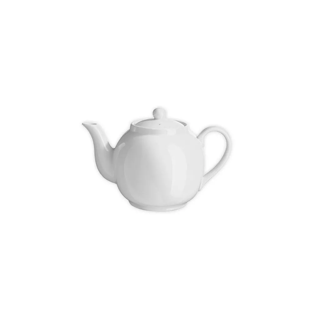 PORCELAIN TEAPOT WHITE -UNO