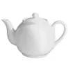 PORCELAIN TEAPOT WHITE -UNO