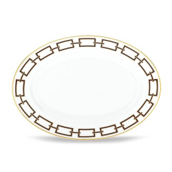 34 CM OVAL TRAY, CATENE IMPERO