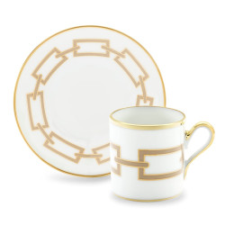 TAZZA CAFFE CON PIATTINO, CATENE IMPERO