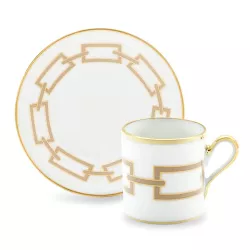 TAZZA CAFFE CON PIATTINO, CATENE IMPERO