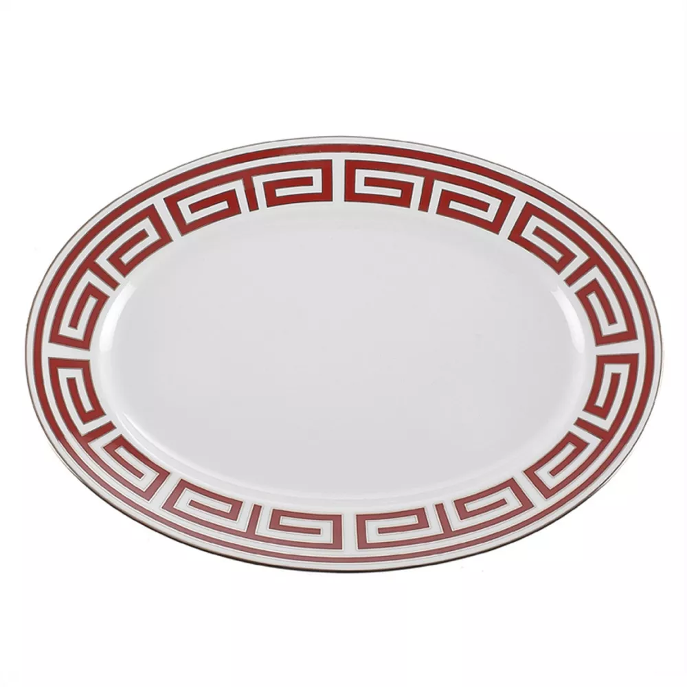 40 CM OVAL TRAY, LABIRINTO