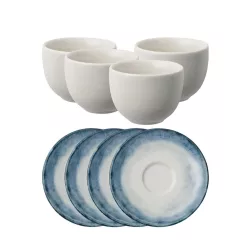 SET OF 4 COFFEE CUPS WITH...