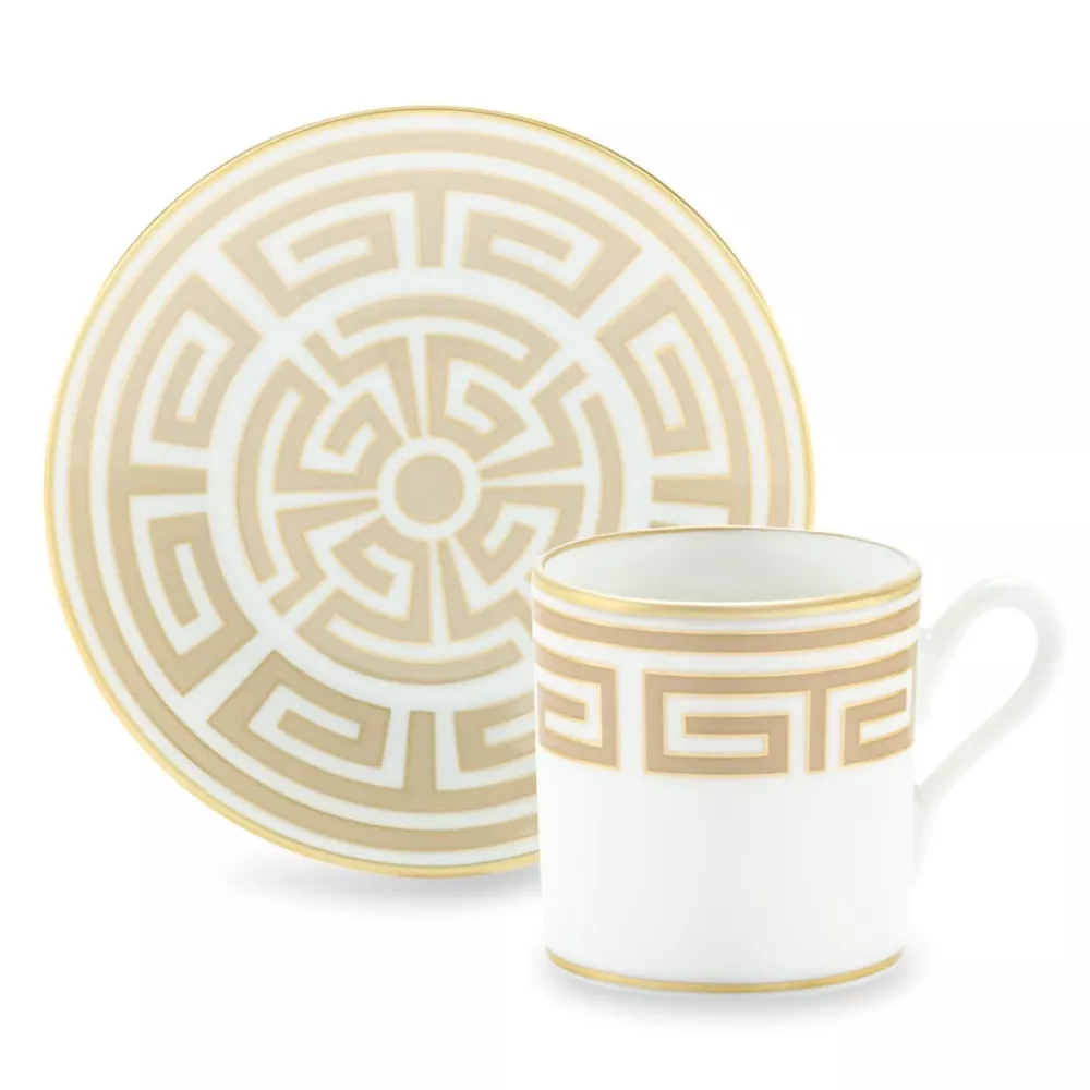 TAZZA CAFFE CON PIATTINO, LABIRINTO