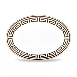 34 CM OVAL TRAY, LABIRINTO