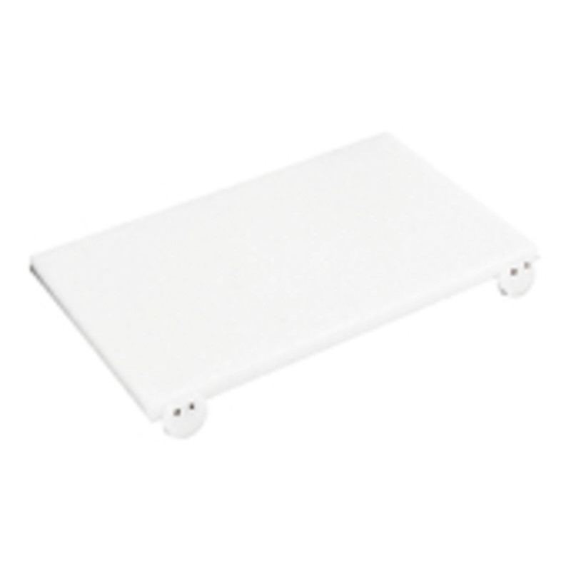 CUTTING BOARD WITH STOPPER 50 CM, WHITE