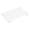CUTTING BOARD WITH STOPPER 50 CM, WHITE