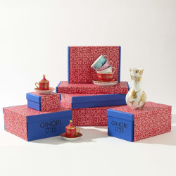 SET DI 2 SOTTOPIATTI PORCELLANA, ORIENTE ITALIANO