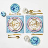 SET OF 2 PORCELAIN 30 CM PLACE MATS, ORIENTE ITALIANO