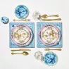 SET OF 2 PORCELAIN 30 CM PLACE MATS, ORIENTE ITALIANO