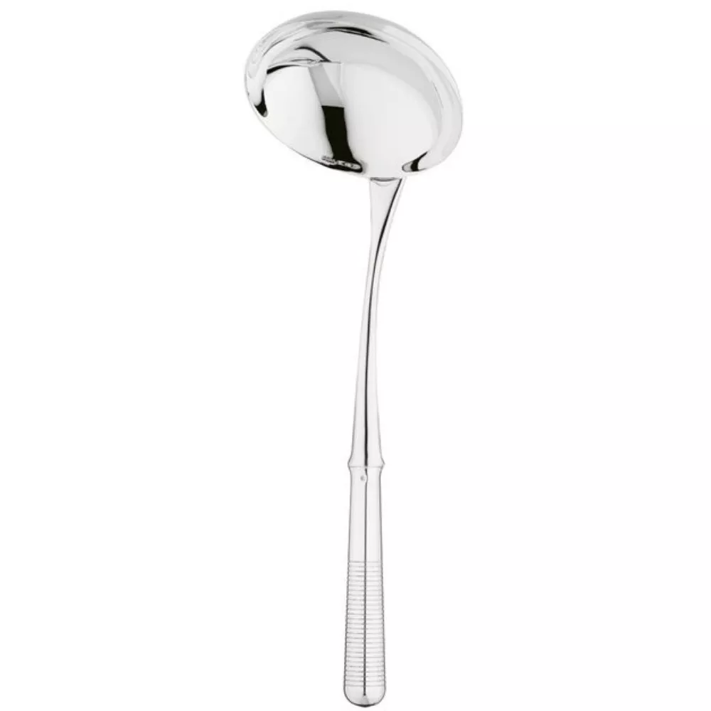 MESTOLO ZUPPA 40 CM, TRANSAT LEGA SILVERPLATED