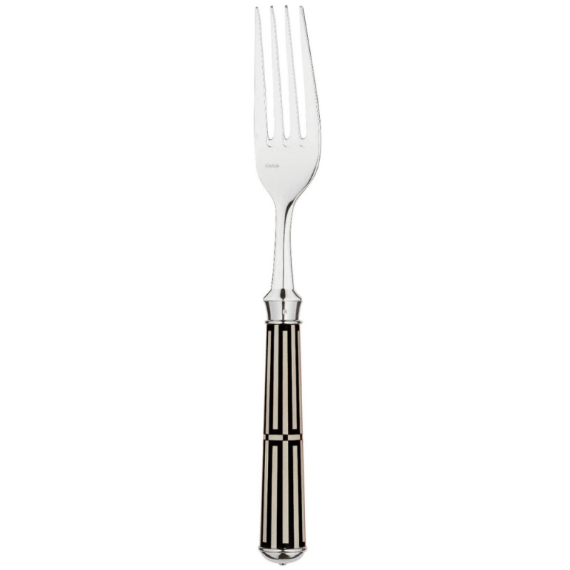 SILVERPLATED TABLE FORK, BLACK PAQUEBOT