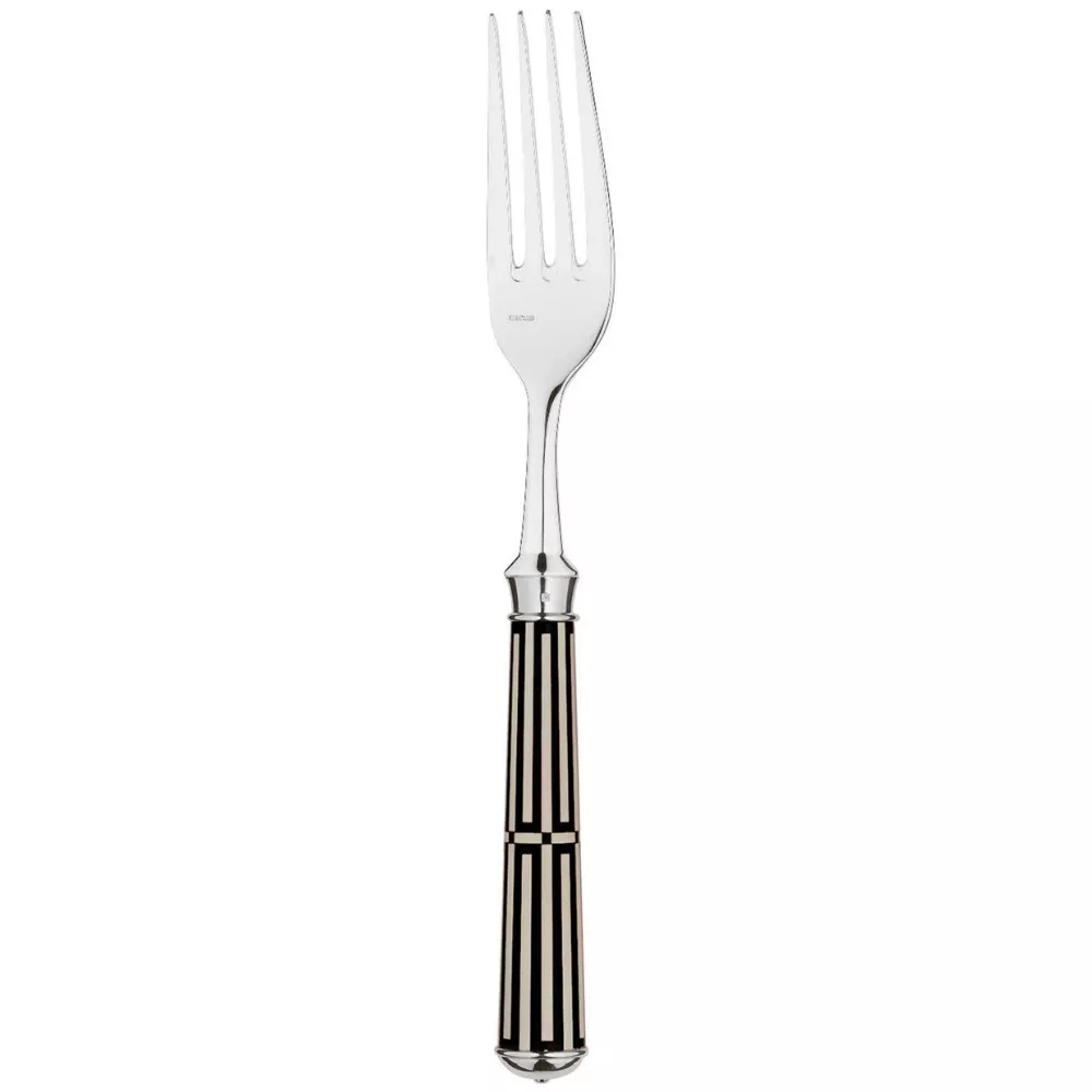 SILVERPLATED TABLE FORK, BLACK PAQUEBOT