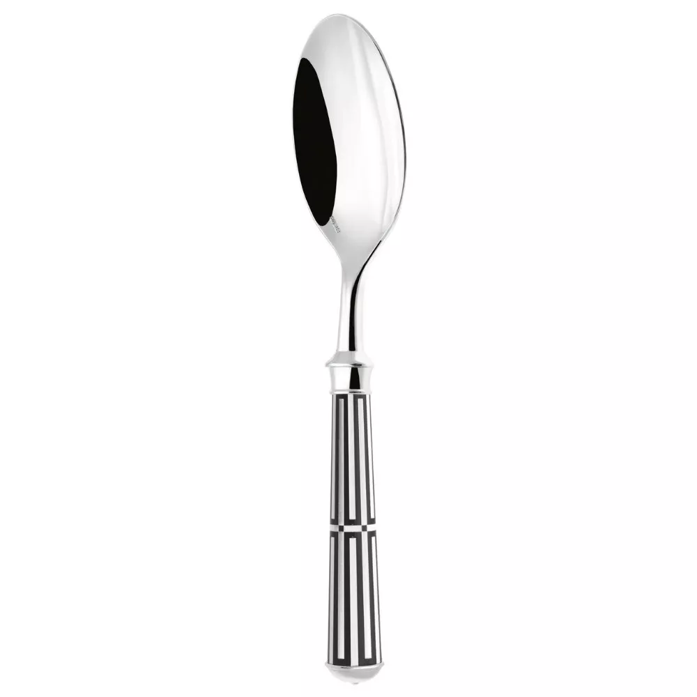 CUCC TAVOLA, PAQUEBOT NERO SILVERPLATED