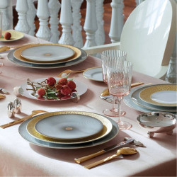 SET 6 POGGIA COLTELLI, ESCAPADE GALET SILVERPLATED