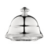 SILVER PLATED PERSONAL LIDDED BUTTER DISH, ALBI
