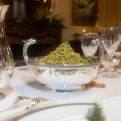 SILVER PLATED BOWL CENTERPIECE, MALMAISON 4220120