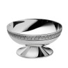 PEDESTAL BOWL, SILVER PLATED MALMAISON 422550