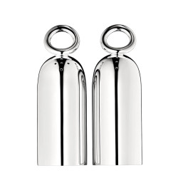 SILVER PLATED SALT AND PEPPER SALT, VERTIGO